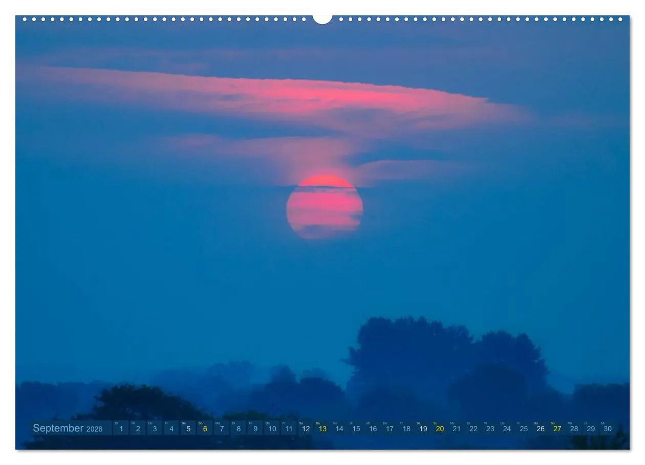 Bild: 9783516211290 | Die Sonne - 2026 (Wandkalender 2026 DIN A2 quer), CALVENDO...