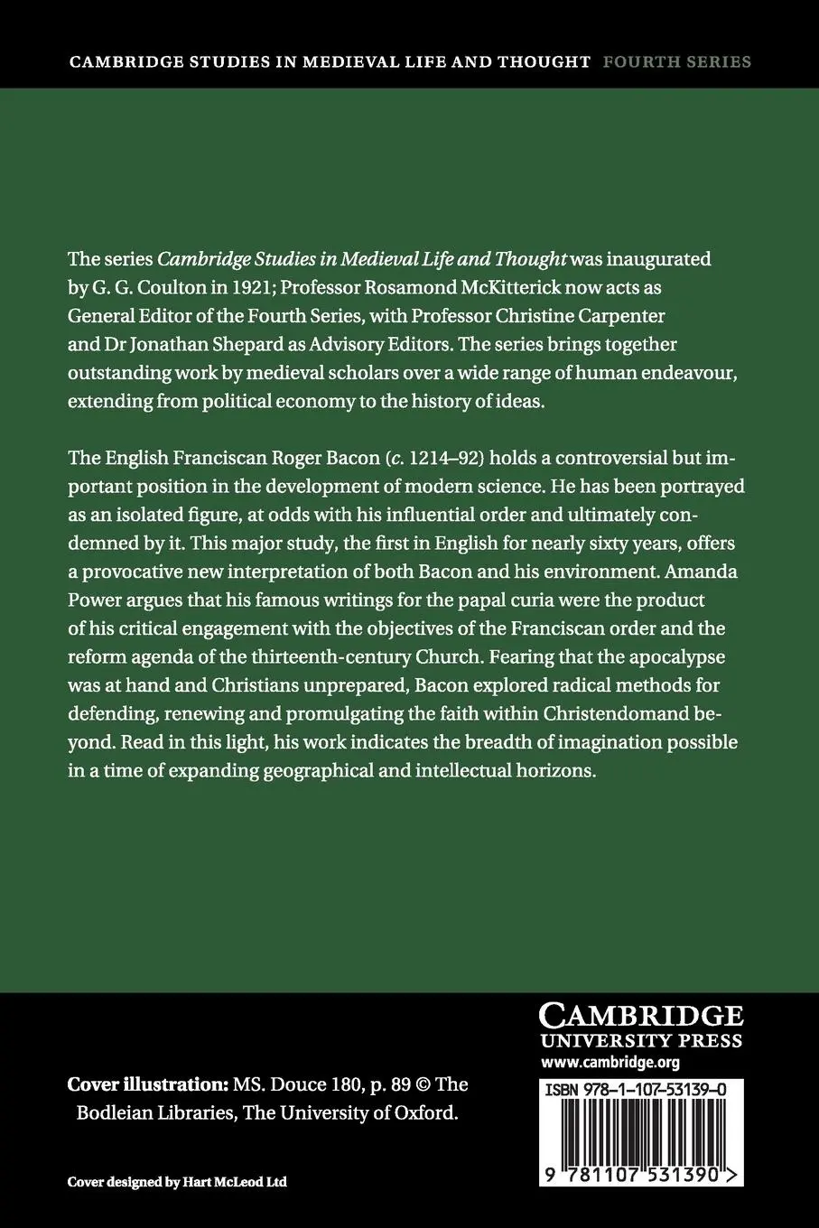 Rückseite: 9781107531390 | Roger Bacon and the Defence of Christendom | Amanda Power | Buch