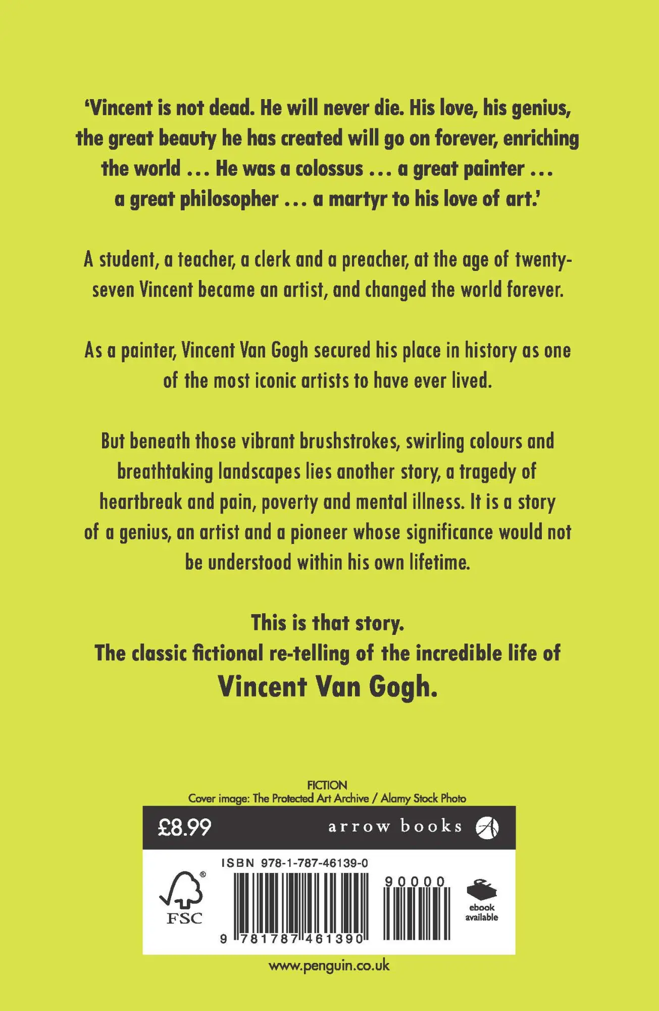 Rückseite: 9781787461390 | Lust For Life | Irving Stone | Taschenbuch | Kartoniert / Broschiert