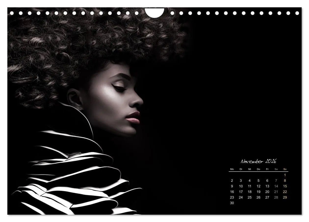 Bild: 9783457351390 | Haute Couture - Weiß trifft Schwarz (Wandkalender 2026 DIN A4...