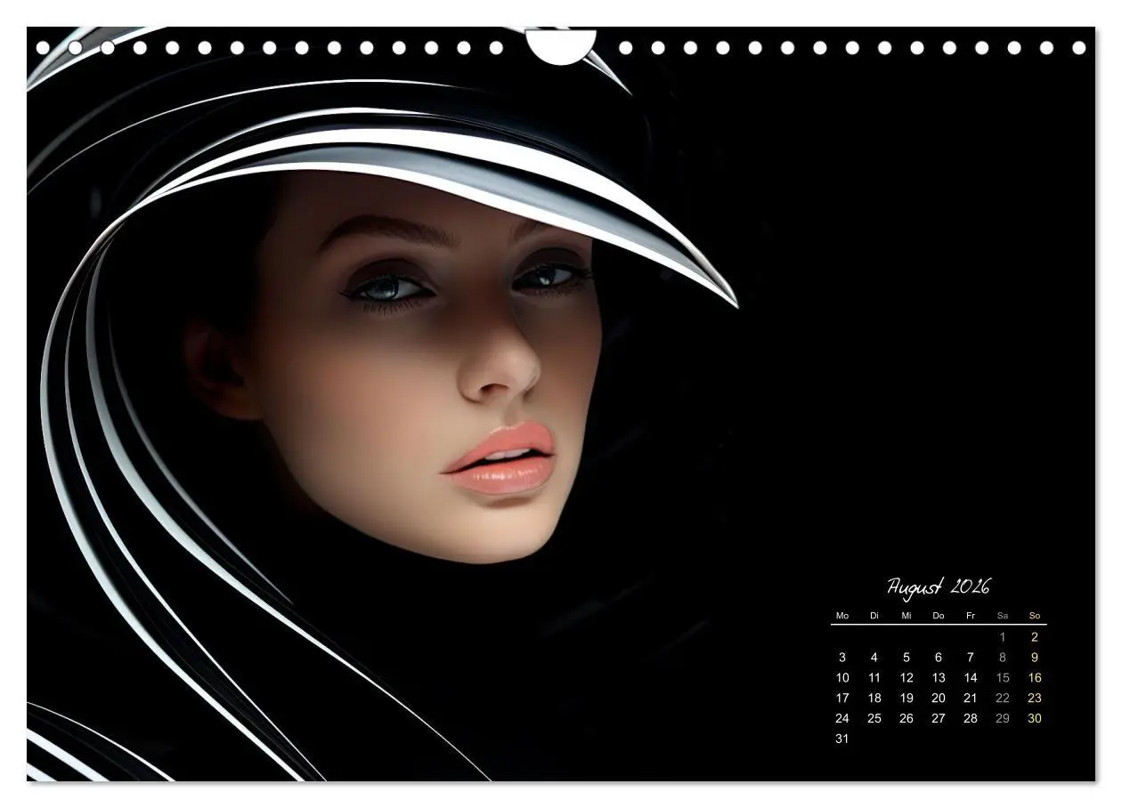Bild: 9783457351390 | Haute Couture - Weiß trifft Schwarz (Wandkalender 2026 DIN A4...