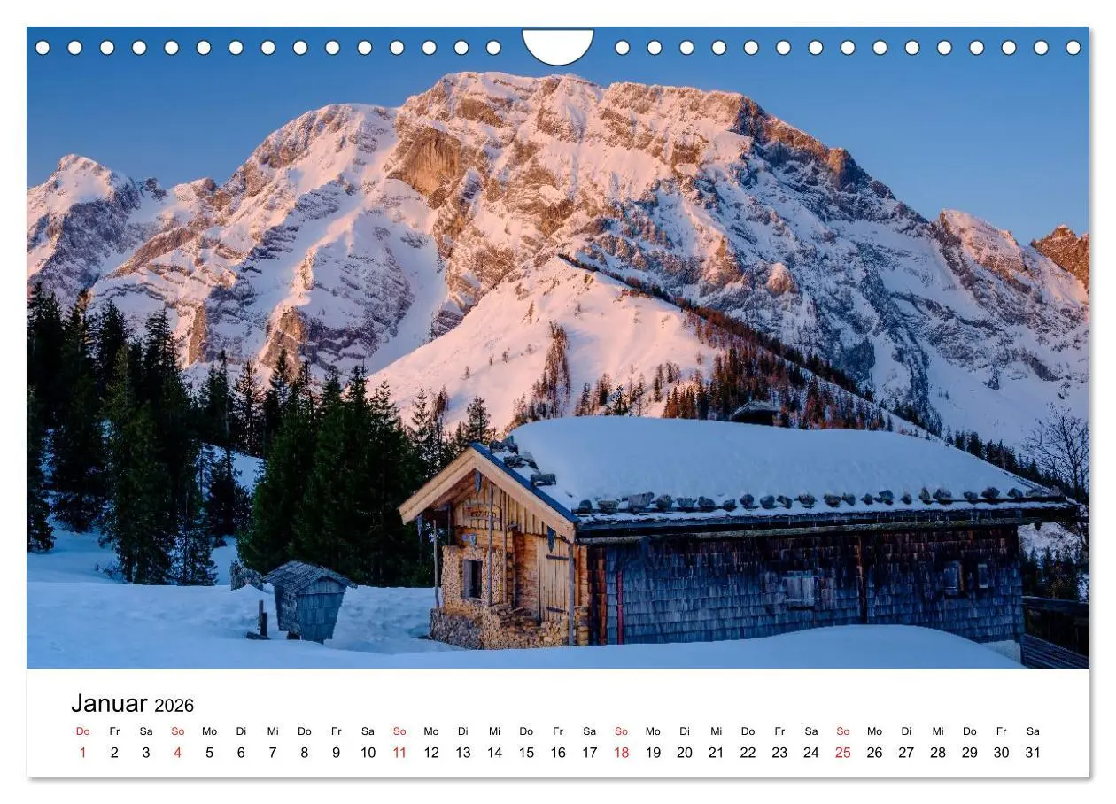Bild: 9783457801390 | Berchtesgadener Berge im Licht (Wandkalender 2026 DIN A4 quer),...