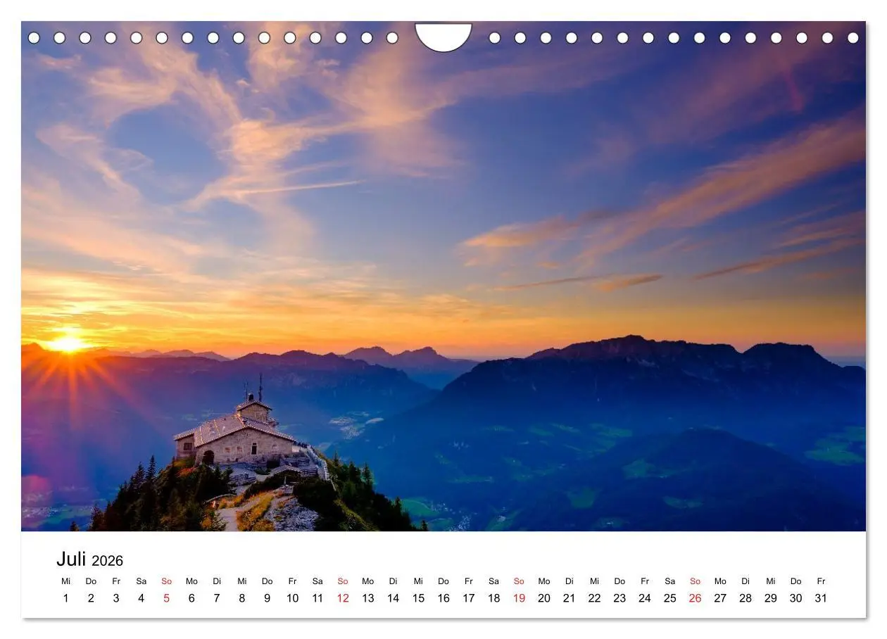 Bild: 9783457801390 | Berchtesgadener Berge im Licht (Wandkalender 2026 DIN A4 quer),...