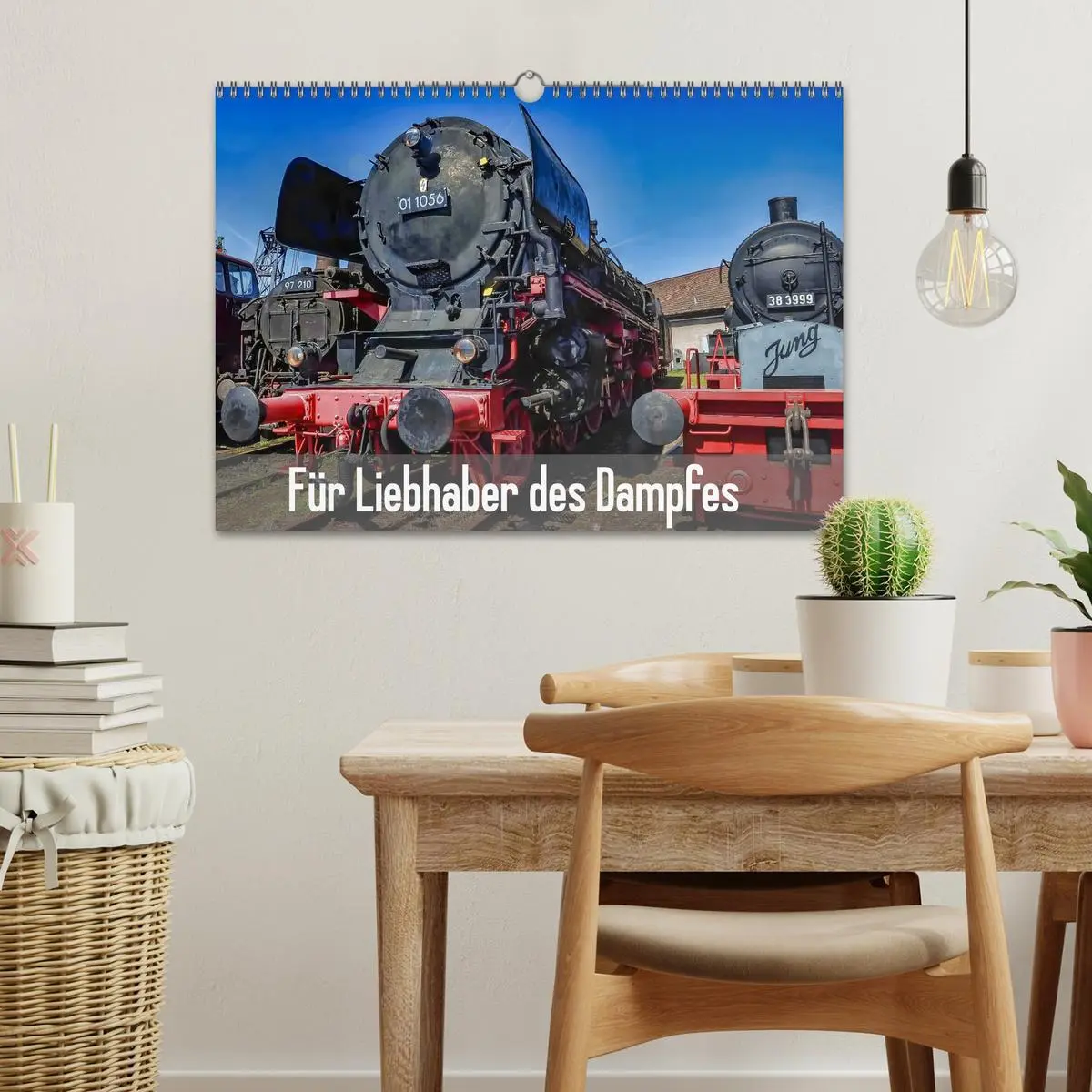 Bild: 9783457971390 | Für Liebhaber des Dampfes (Wandkalender 2026 DIN A3 quer), CALVENDO...