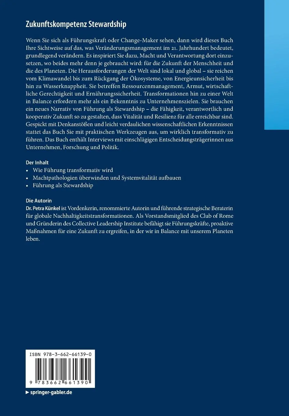 Rückseite: 9783662661390 | Zukunftskompetenz Stewardship | Petra Künkel | Taschenbuch | Paperback