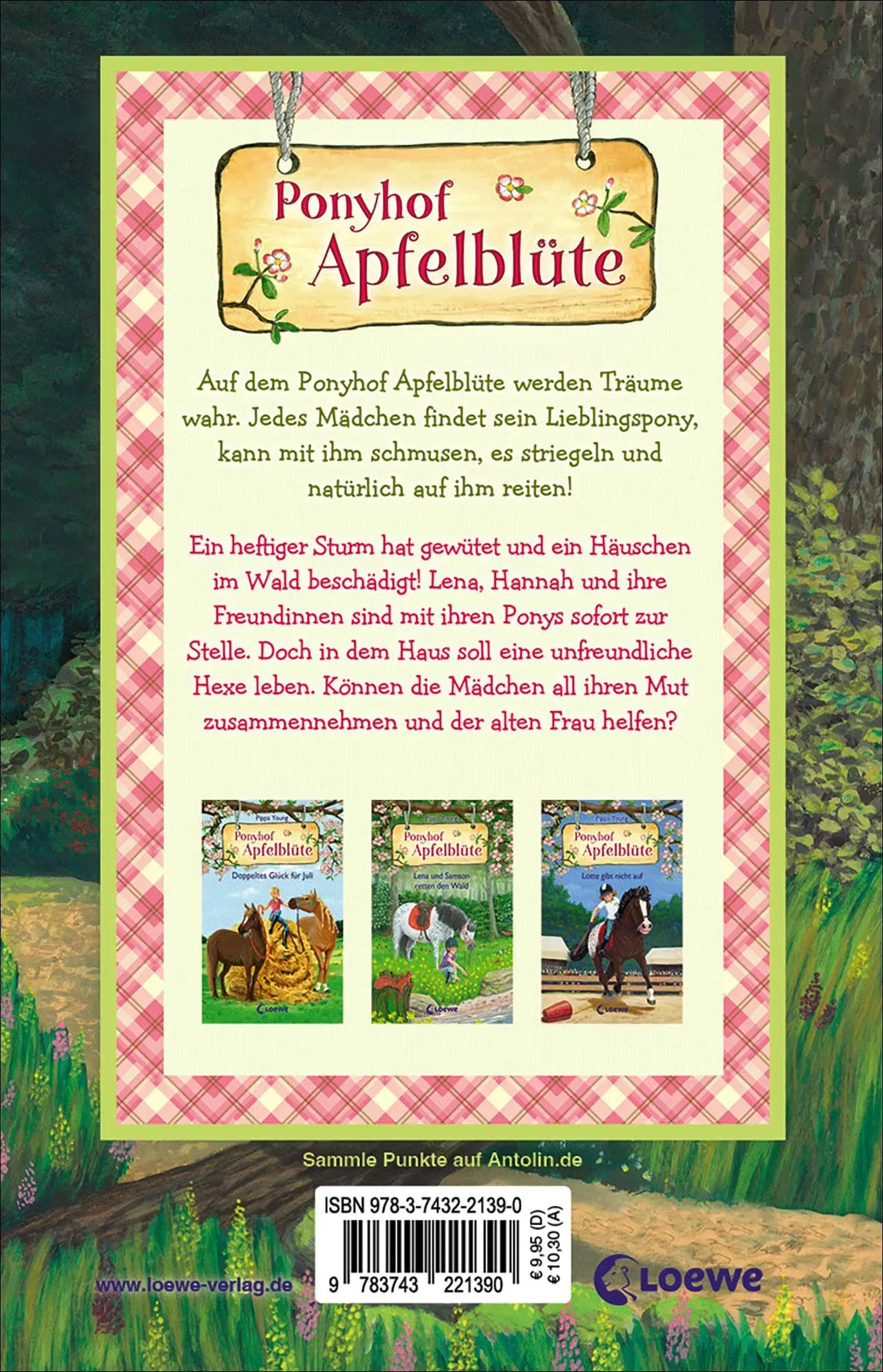 Rückseite: 9783743221390 | Ponyhof Apfelblüte (Band 24) - Hannahs großer Sprung | Pippa Young
