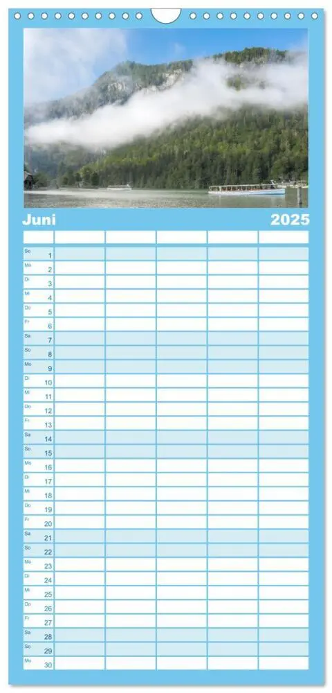 Bild: 9783457101490 | Familienplaner 2025 - Dahoam in Bayern mit 5 Spalten (Wandkalender,...
