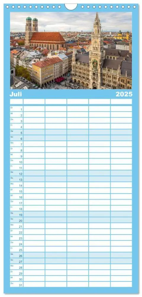 Bild: 9783457101490 | Familienplaner 2025 - Dahoam in Bayern mit 5 Spalten (Wandkalender,...