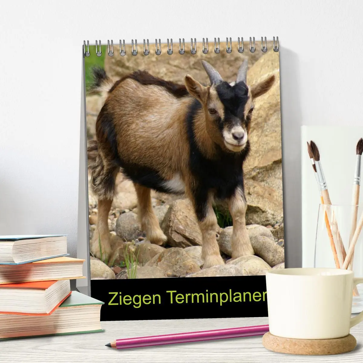 Bild: 9783516431490 | Ziegen Terminplaner (Tischkalender 2026 DIN A5 hoch), CALVENDO...