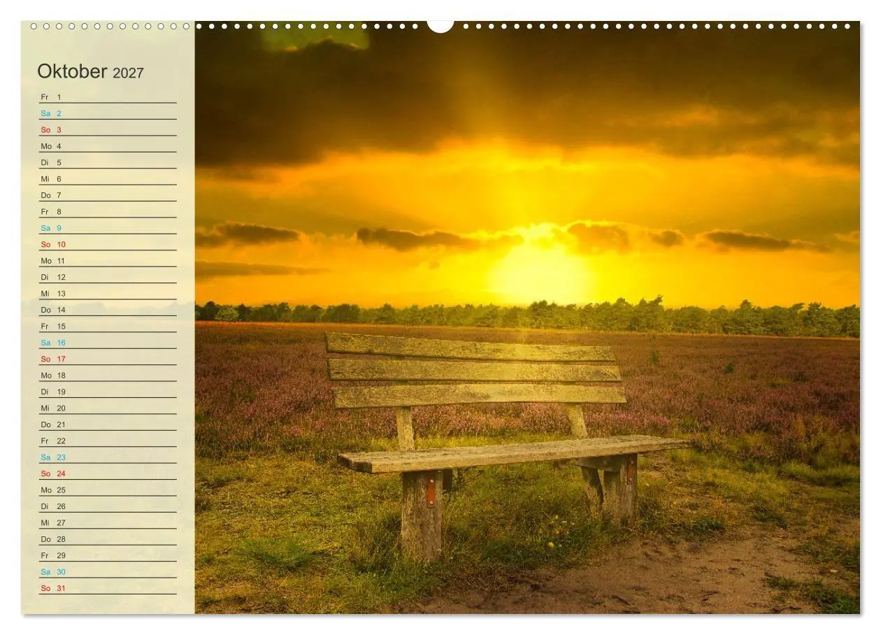 Bild: 9783569521490 | Die Heideblüte (Wandkalender 2027 DIN A2 quer), CALVENDO...