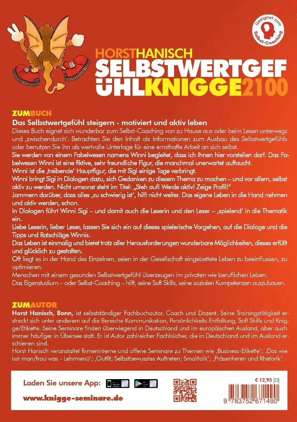 Rückseite: 9783752671490 | Selbstwertgefühl Knigge 2100 | Horst Hanisch | Taschenbuch | 120 S.