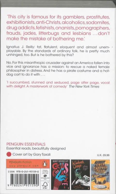 Rückseite: 9780241951590 | A Confederacy of Dunces | John Kennedy Toole | Taschenbuch | 397 S.