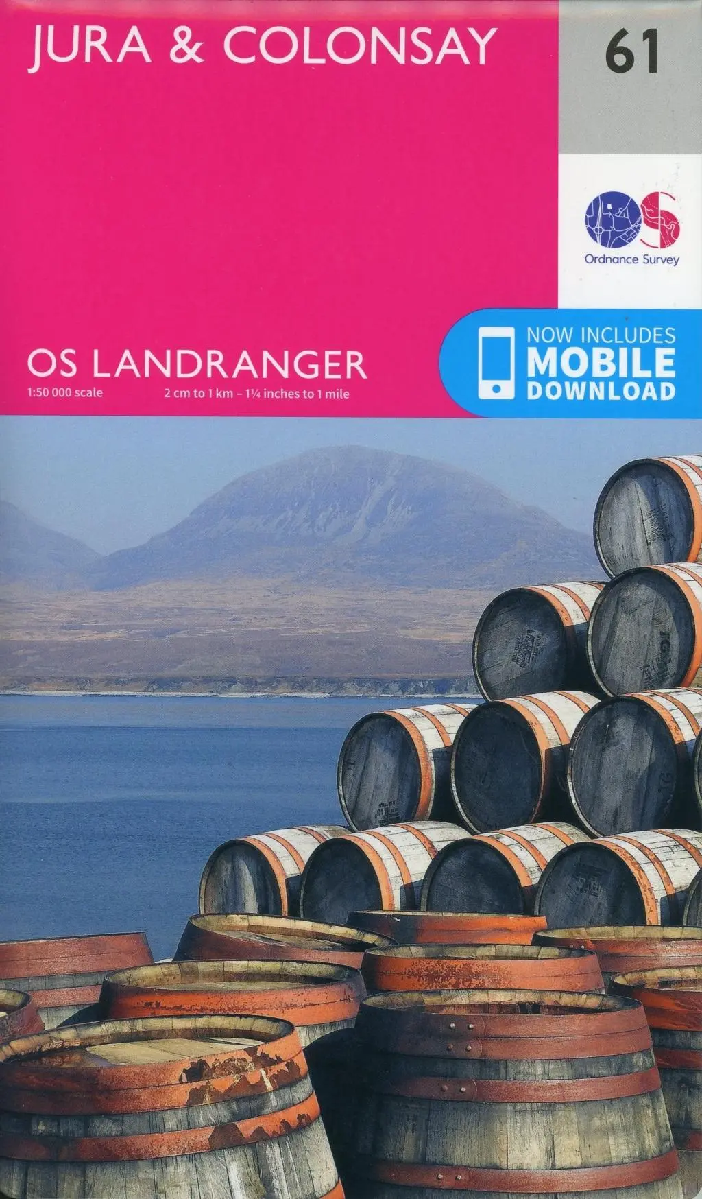 Cover: 9780319261590 | Jura &amp; Colonsay | Ordnance Survey | (Land-)Karte | OS Landranger Map