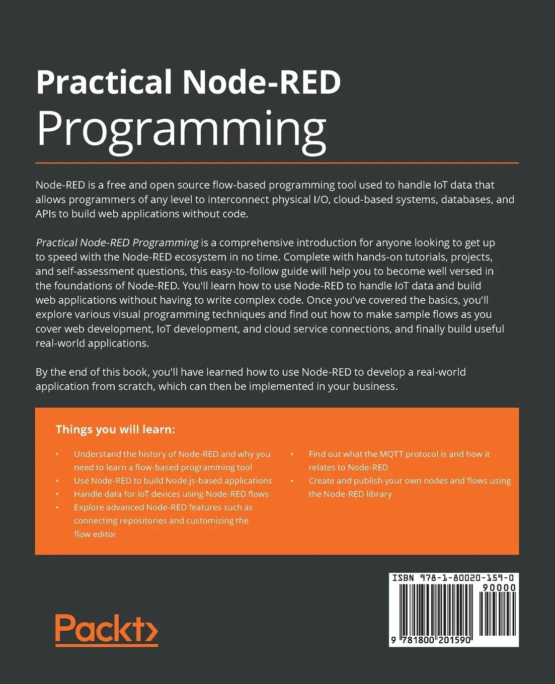 Rückseite: 9781800201590 | Practical Node-RED Programming | Taiji Hagino | Taschenbuch | Englisch