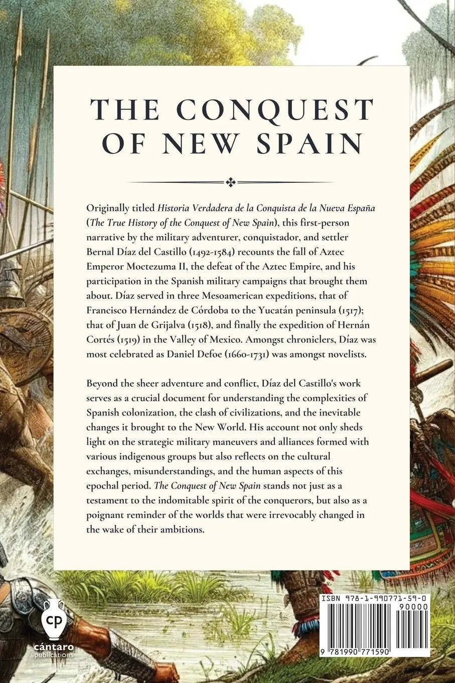 Rückseite: 9781990771590 | The Conquest of New Spain | Bernal Diaz Del Castillo | Taschenbuch