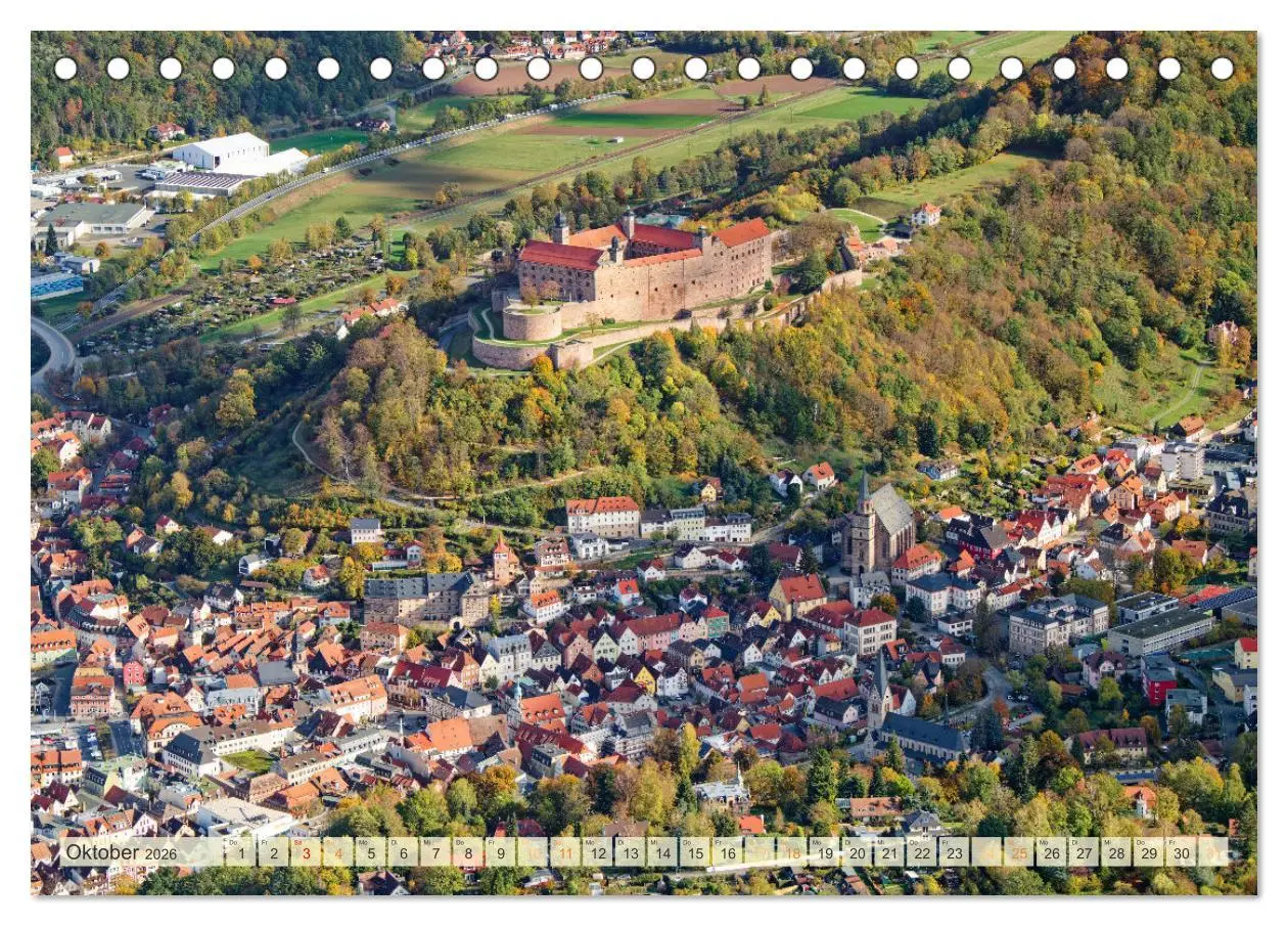 Bild: 9783457331590 | Oberfranken aus der Vogelperspektive (Tischkalender 2026 DIN A5...