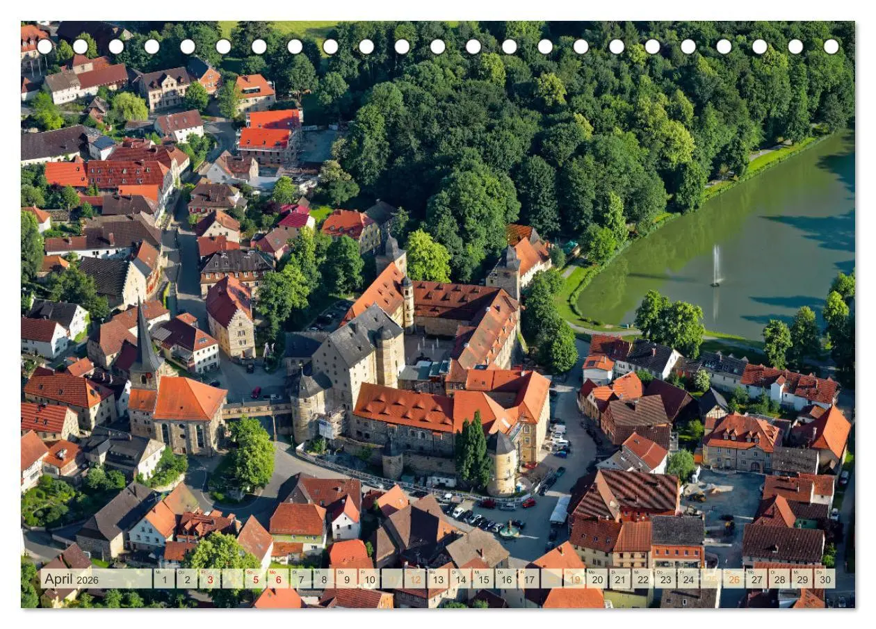 Bild: 9783457331590 | Oberfranken aus der Vogelperspektive (Tischkalender 2026 DIN A5...