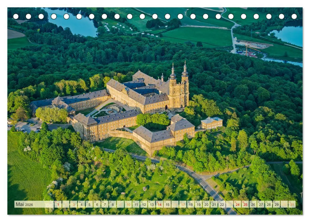 Bild: 9783457331590 | Oberfranken aus der Vogelperspektive (Tischkalender 2026 DIN A5...