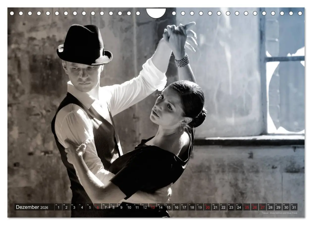 Bild: 9783516041590 | Tango - sinnlich und melancholisch (Wandkalender 2026 DIN A4 quer),...
