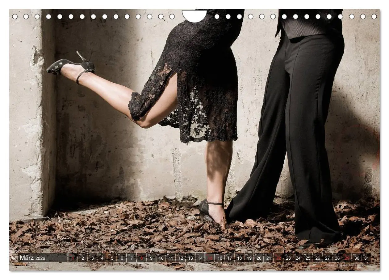 Bild: 9783516041590 | Tango - sinnlich und melancholisch (Wandkalender 2026 DIN A4 quer),...