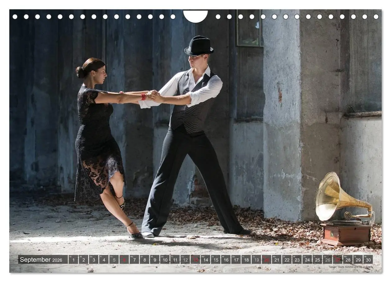 Bild: 9783516041590 | Tango - sinnlich und melancholisch (Wandkalender 2026 DIN A4 quer),...