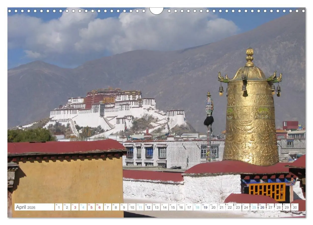 Bild: 9783516111590 | Tibet (Wandkalender 2026 DIN A3 quer), CALVENDO Monatskalender | Pickl
