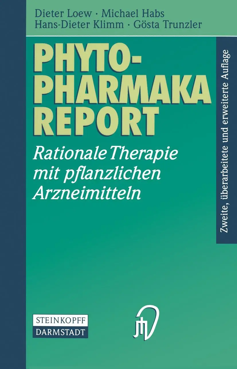 Cover: 9783798511590 | Phytopharmaka-Report | Dieter Loew (u. a.) | Taschenbuch | viii | 1999