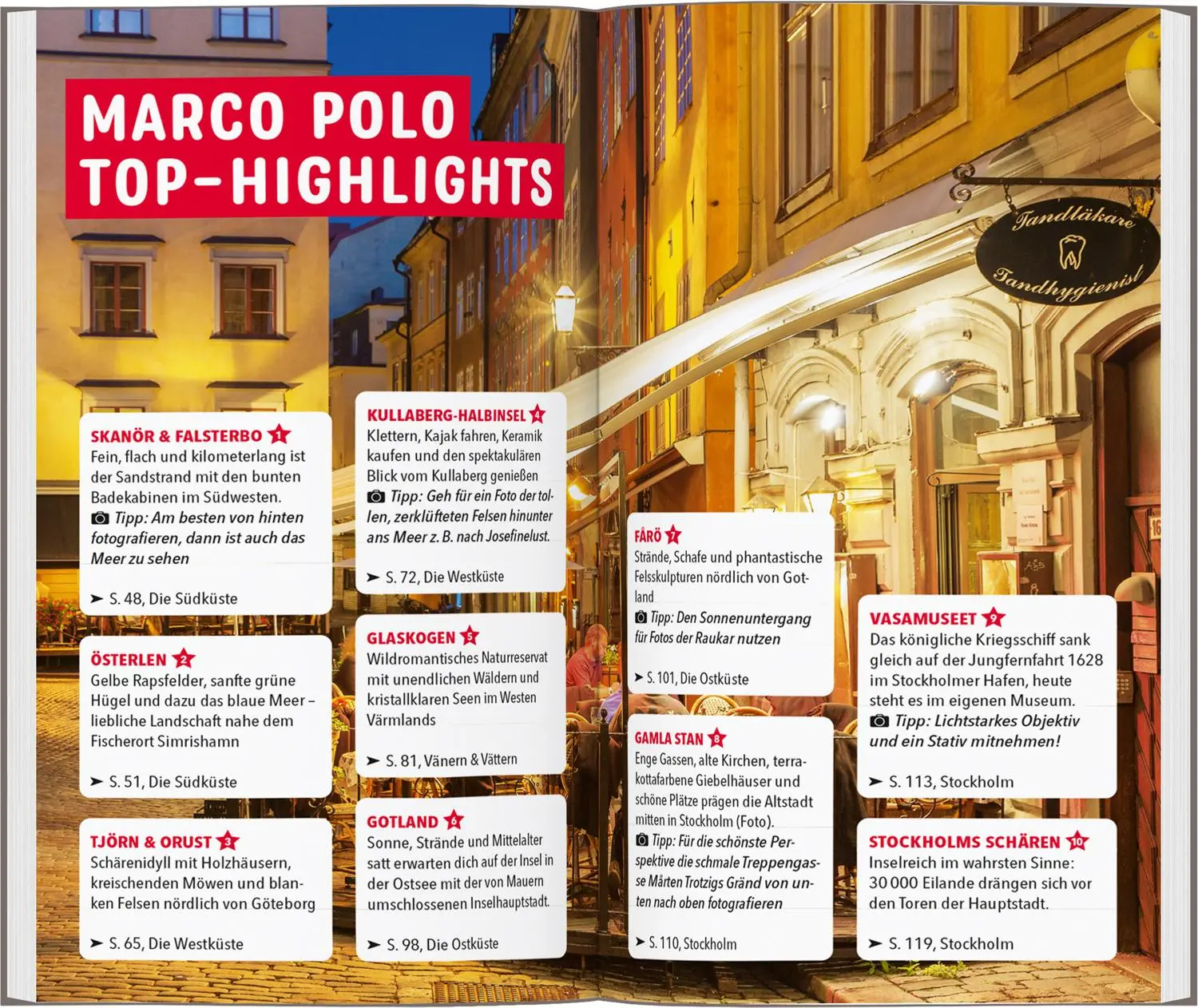 Bild: 9783829741590 | MARCO POLO Reiseführer Südschweden, Stockholm | Tatjana Reiff | Buch