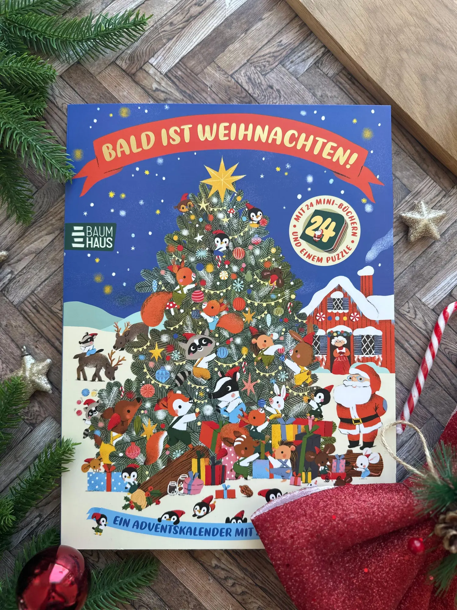 Bild: 9783833911590 | Bald ist Weihnachten! Ein Adventskalender mit 24 Mini-Büchern | Buch