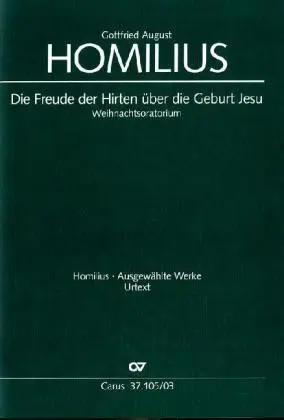 Cover: 9790007091590 | Die Freude der Hirten über die Geburt Jesu HoWV I.1, Klavierauszug