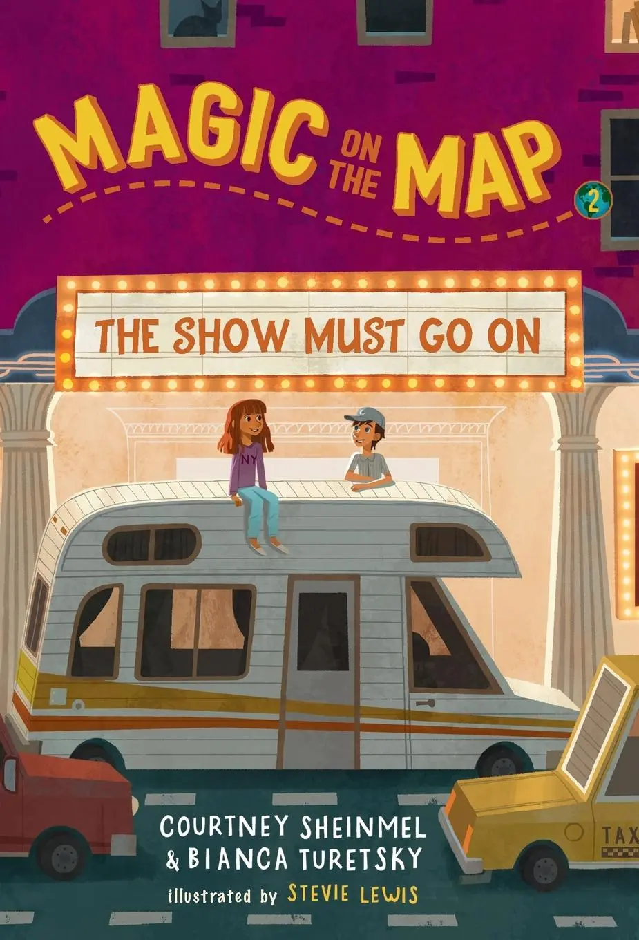 Cover: 9781635651690 | Magic on the Map #2 | The Show Must Go On | Courtney Sheinmel (u. a.)