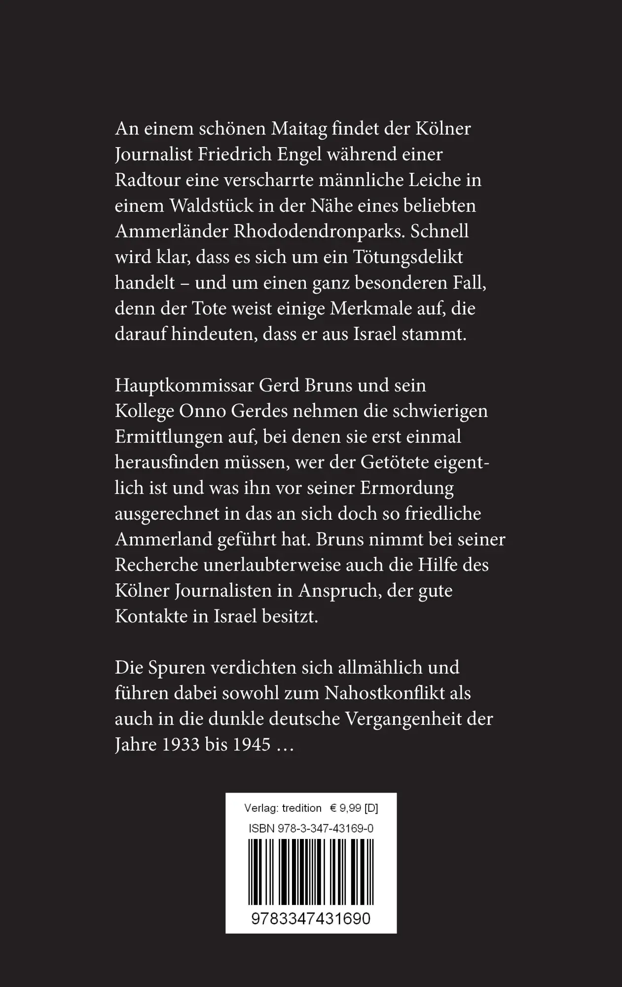 Rückseite: 9783347431690 | Rhododendron Grab | Ein Ammerland-Krimi | Jörg-M. Weiß | Taschenbuch
