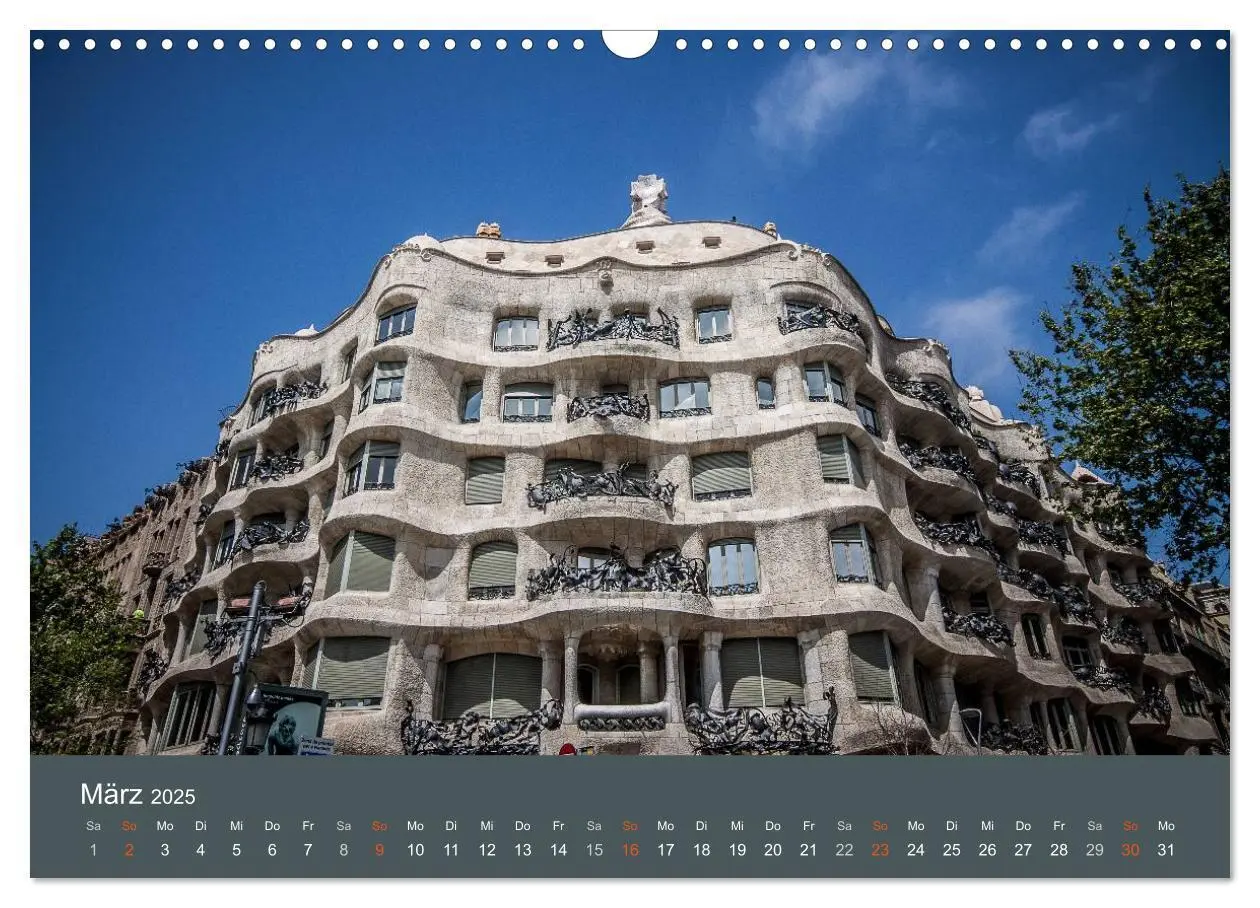 Bild: 9783435611690 | Barcelona - Faszinierende Architektur (Wandkalender 2025 DIN A3...
