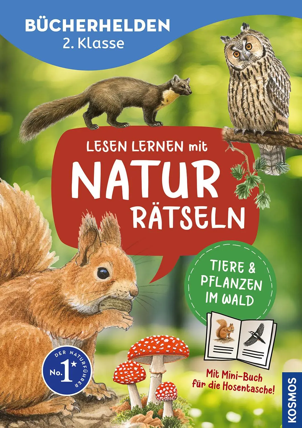 Cover: 9783440181690 | Lesen lernen mit Naturrätseln, Bücherhelden 2. Klasse, Tiere und...