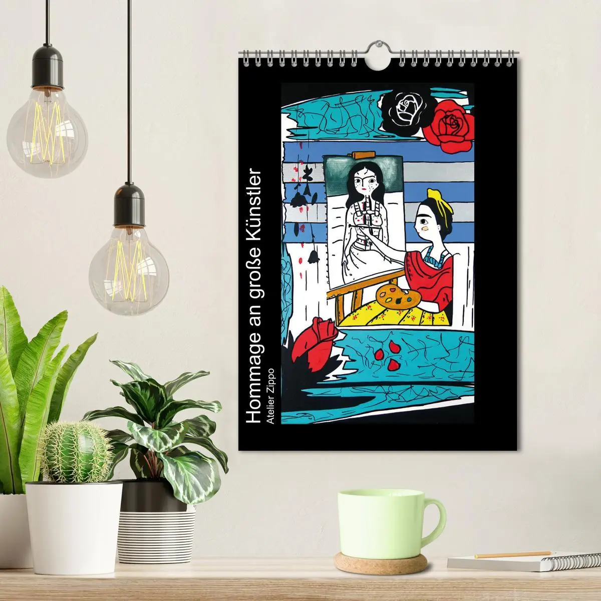 Bild: 9783516341690 | Hommage an große Künstler (Wandkalender 2026 DIN A4 hoch), CALVENDO...