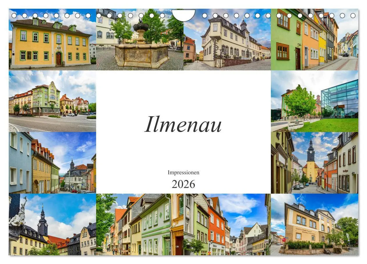 Cover: 9783457791790 | Ilmenau Impressionen (Wandkalender 2026 DIN A4 quer), CALVENDO...