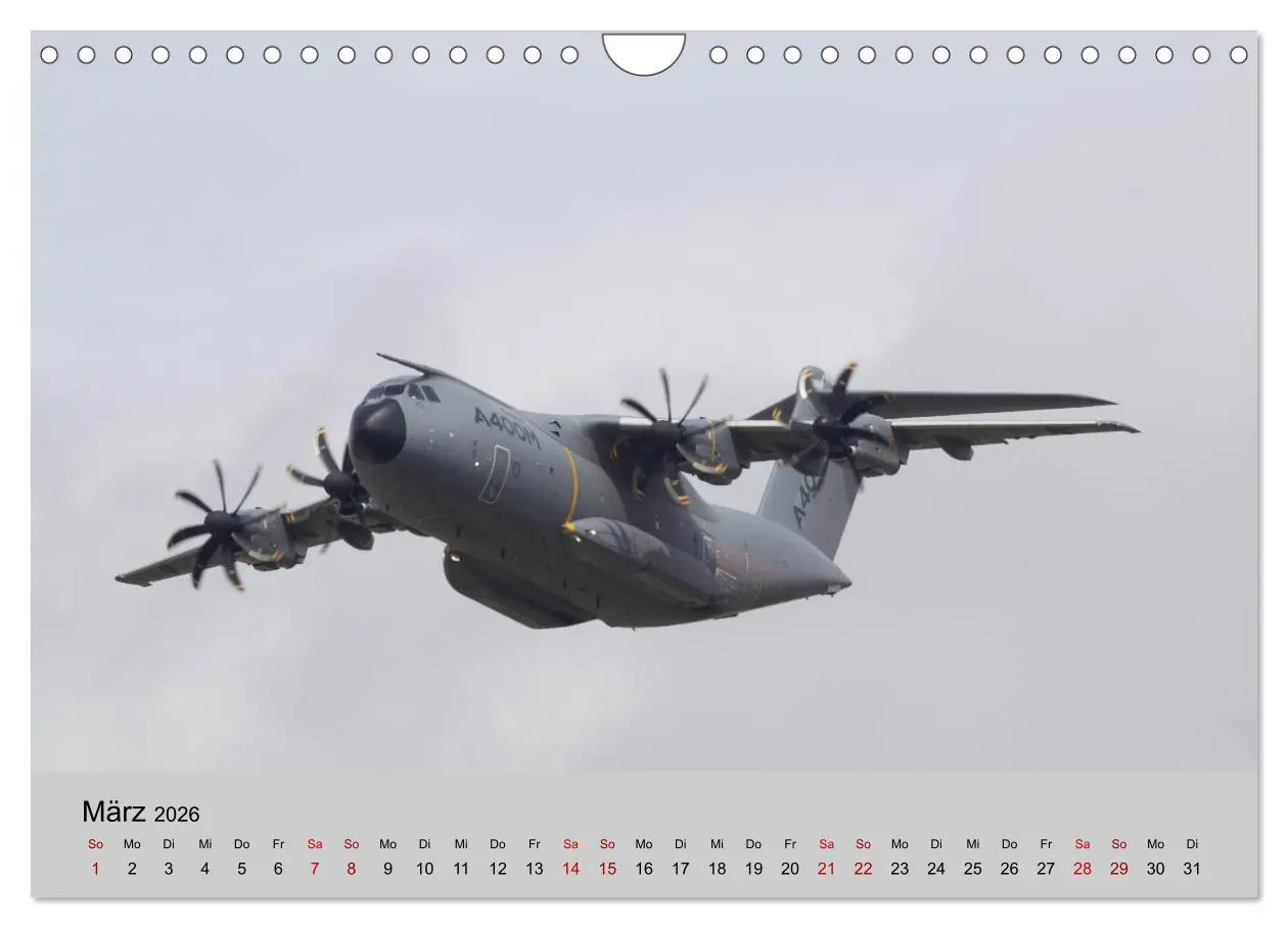 Bild: 9783457861790 | Transportflugzeug Airbus A400M Atlas (Wandkalender 2026 DIN A4...