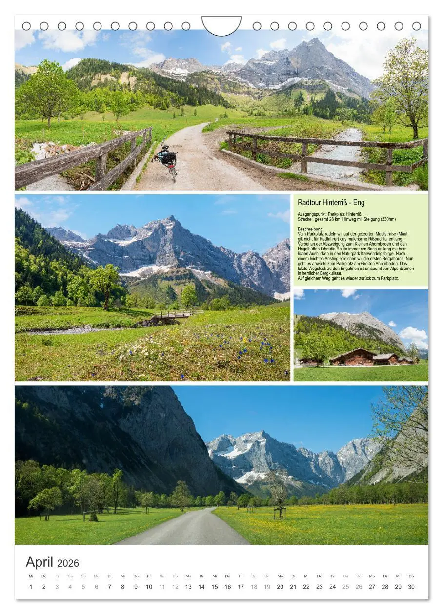 Bild: 9783516331790 | Radlglück mit Alpenblick 2026 (Wandkalender 2026 DIN A4 hoch),...