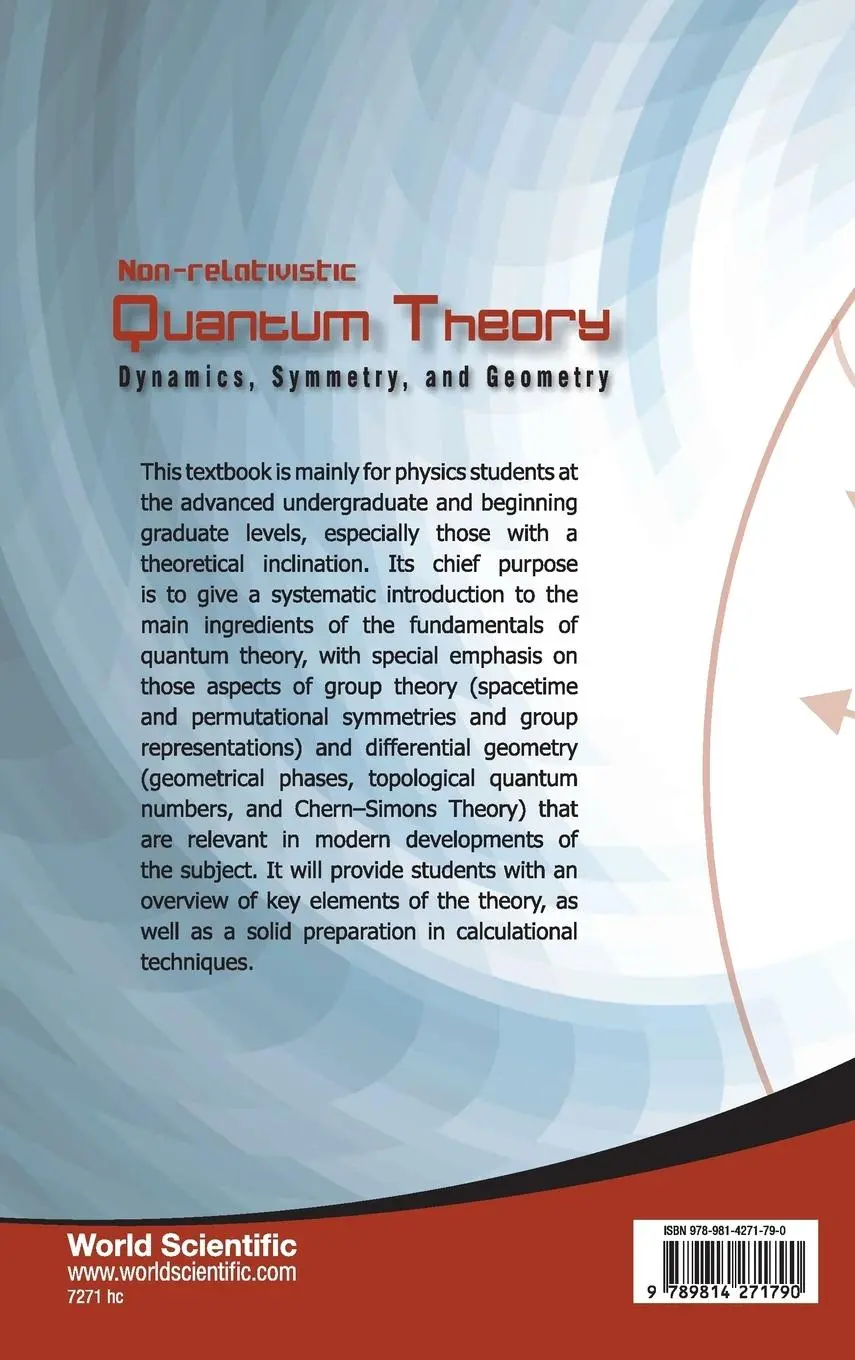 Rückseite: 9789814271790 | NON-RELATIVISTIC QUANTUM THEORY | Kai S Lam | Buch | Englisch | 2009