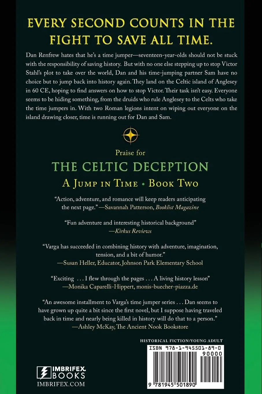 Rückseite: 9781945501890 | The Celtic Deception | A Jump in Time Novel, Book Two | Andrew Varga