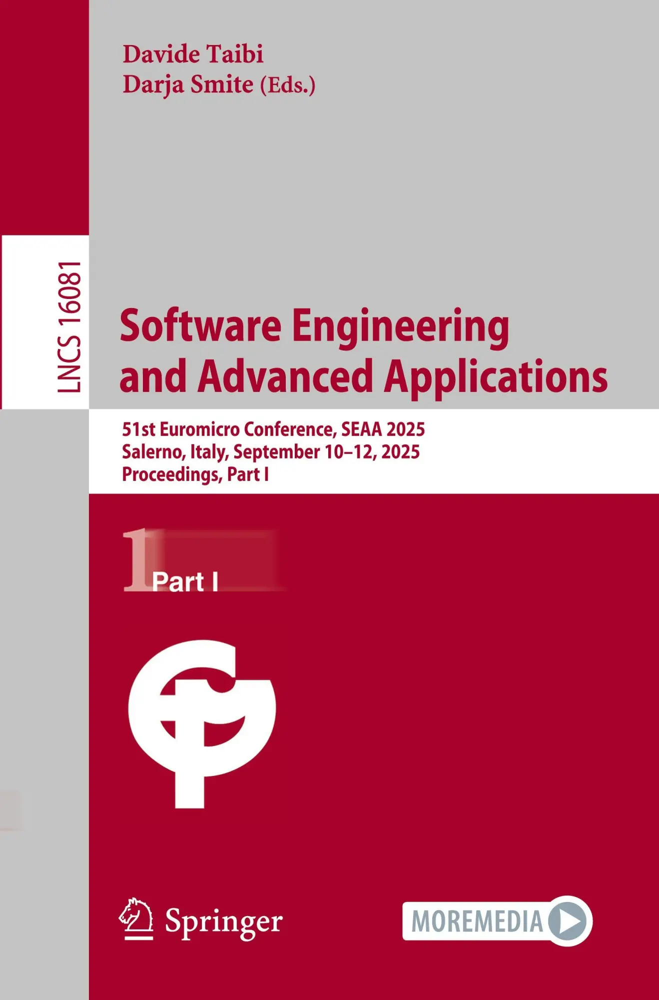 Cover: 9783032041890 | Software Engineering and Advanced Applications | Davide Taibi (u. a.)