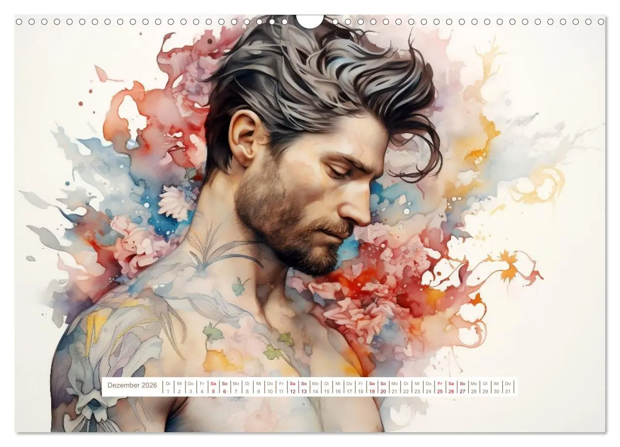 Bild: 9783457471890 | Tattoo trifft Kunst (Wandkalender 2026 DIN A3 quer), CALVENDO...