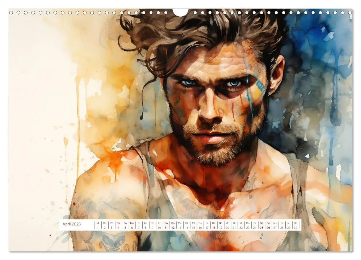 Bild: 9783457471890 | Tattoo trifft Kunst (Wandkalender 2026 DIN A3 quer), CALVENDO...