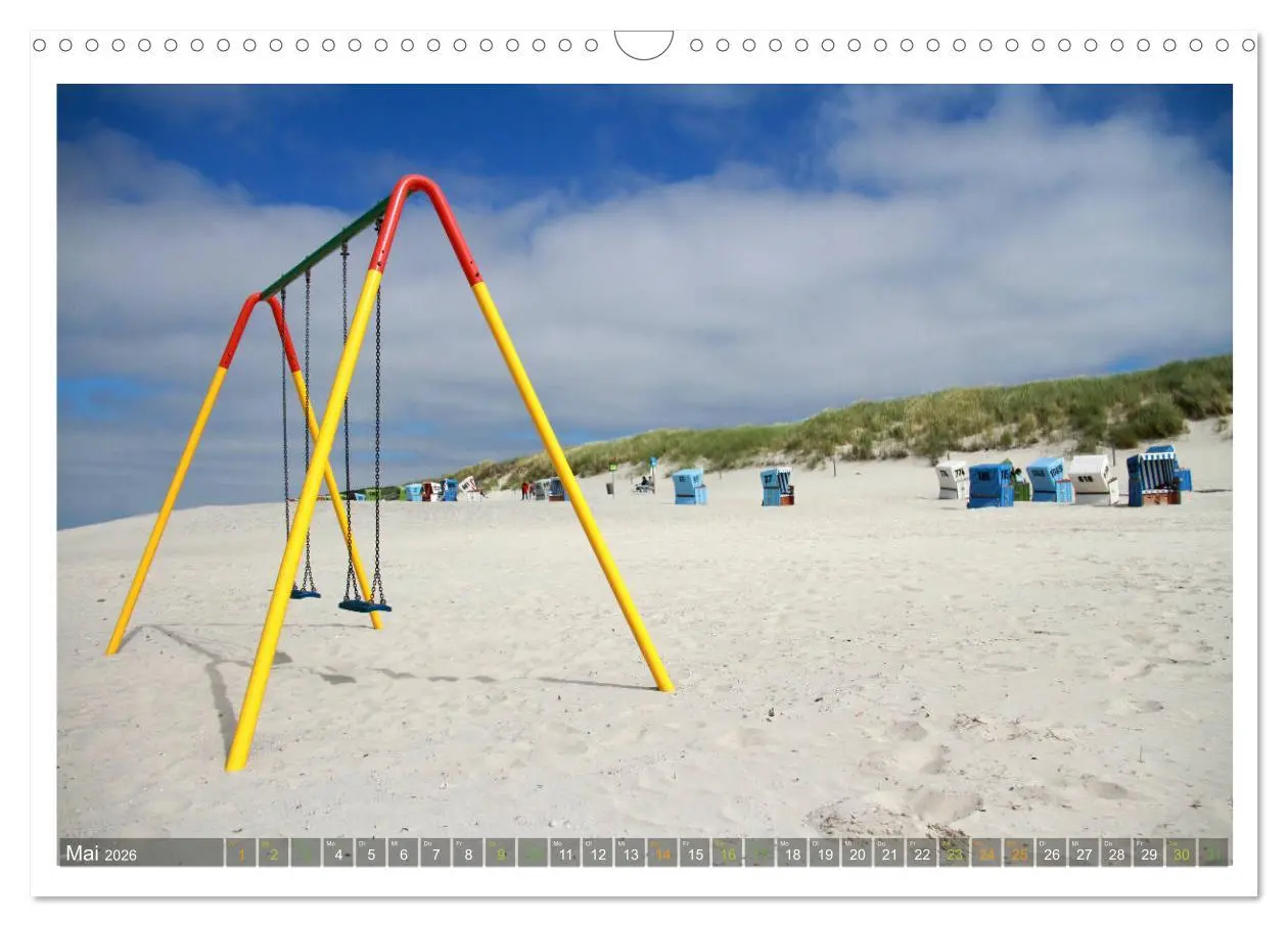 Bild: 9783457781890 | OP LANGEOOG (Wandkalender 2026 DIN A3 quer), CALVENDO Monatskalender