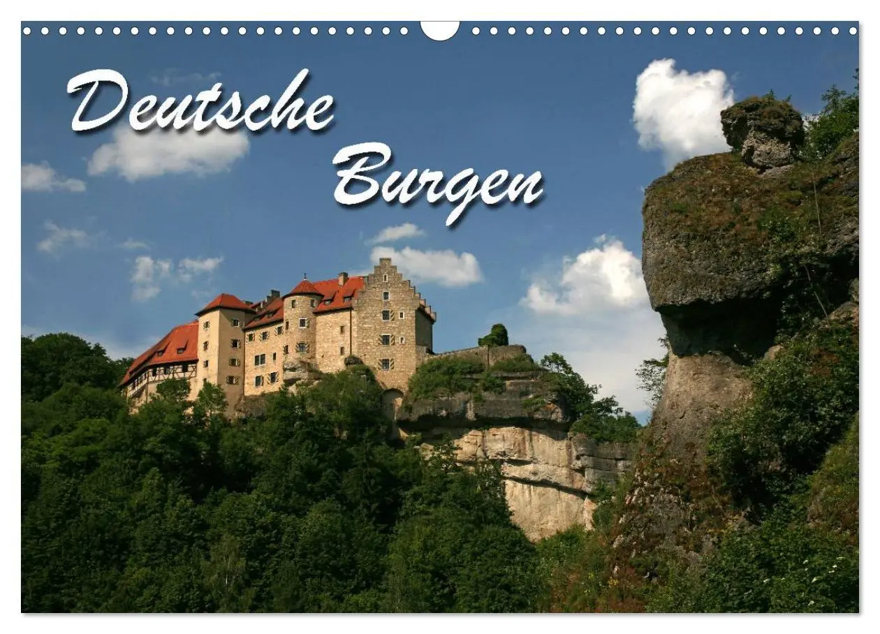 Cover: 9783516181890 | Deutsche Burgen (Wandkalender 2026 DIN A3 quer), CALVENDO...