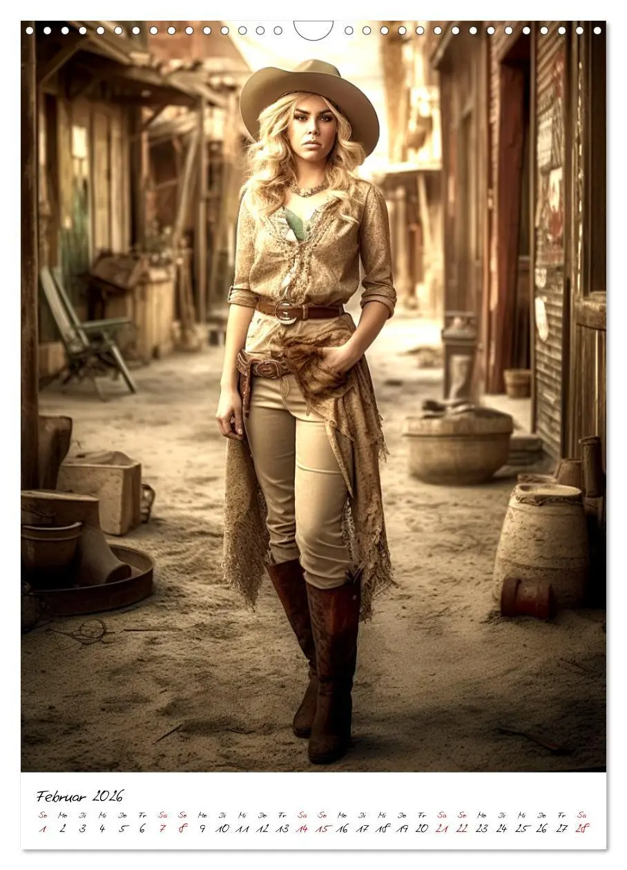 Bild: 9783516321890 | Starke Cowgirls (Wandkalender 2026 DIN A3 hoch), CALVENDO...