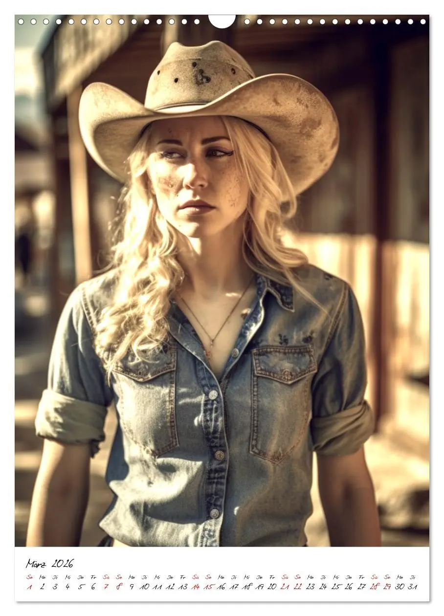 Bild: 9783516321890 | Starke Cowgirls (Wandkalender 2026 DIN A3 hoch), CALVENDO...