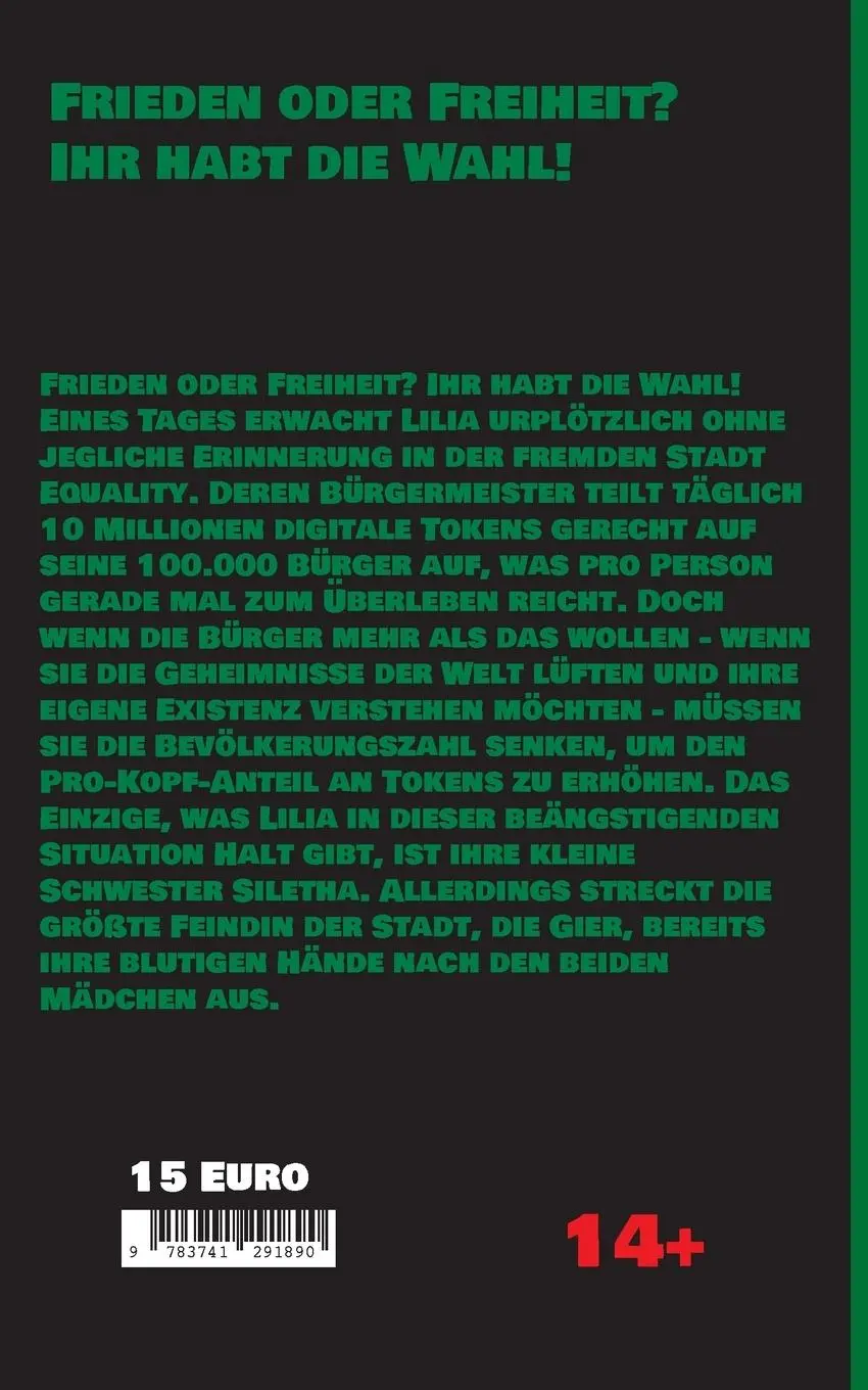 Rückseite: 9783741291890 | Equality | Die Stadt der ewigen Gerechtigkeit | Luca Snow | Buch