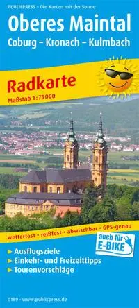 Cover: 9783747301890 | Oberes Maintal /Coburg - Kronach - Kulmbach 1:75 000 | (Land-)Karte