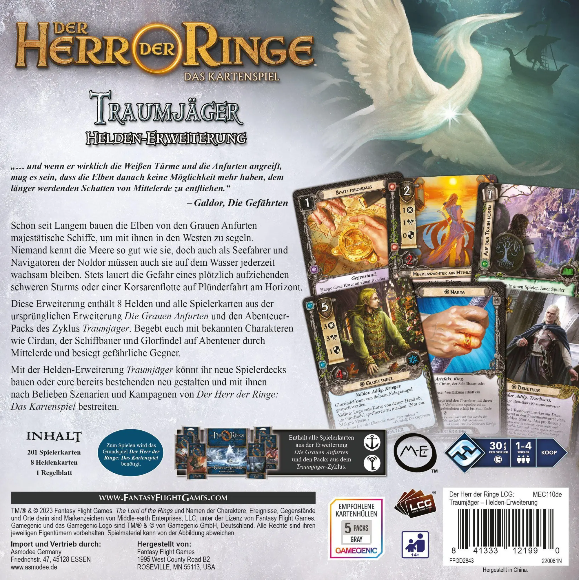 Bild: 841333121990 | Der Herr der Ringe: Das Kartenspiel - Traumjäger (Helden-Erweiterung)